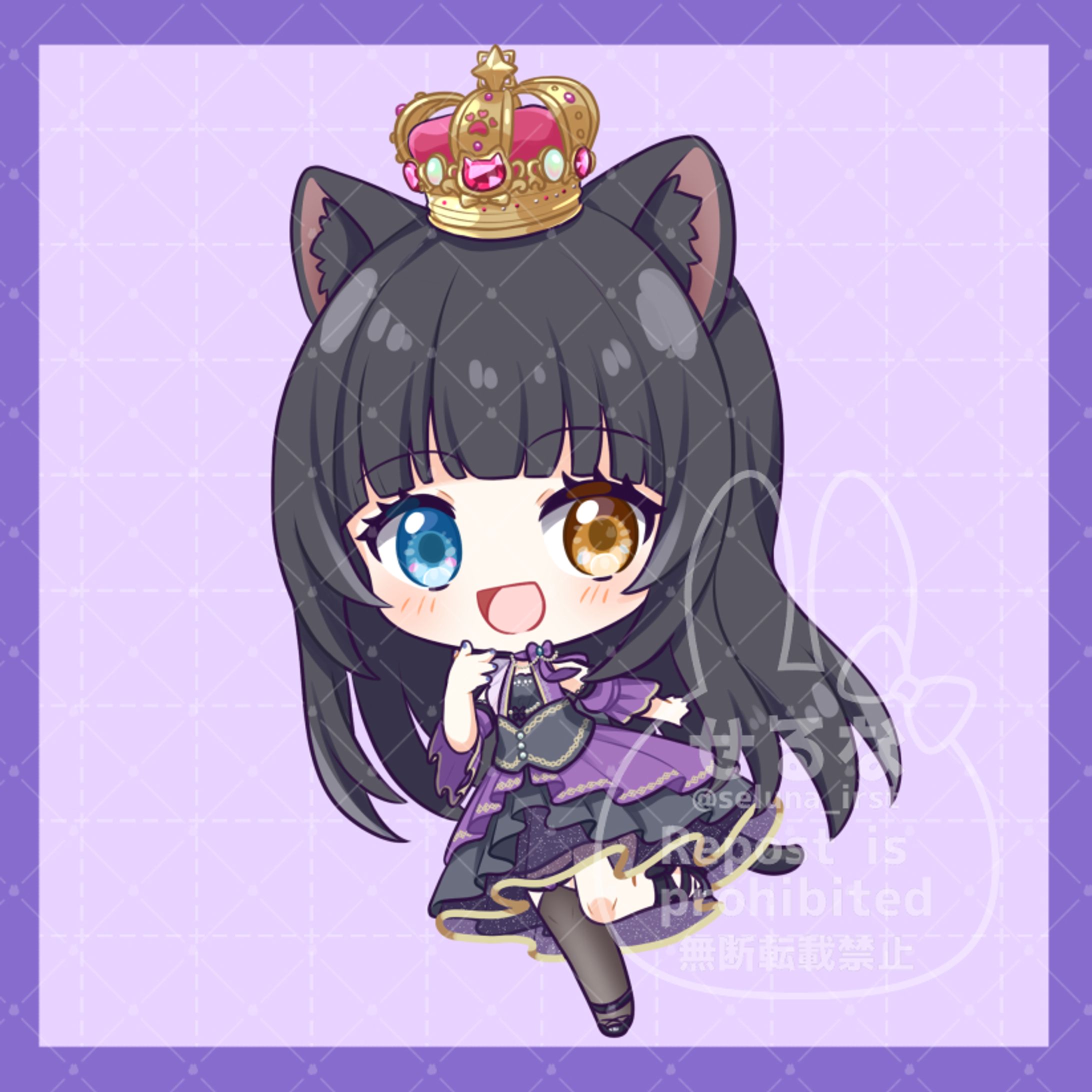 ミニキャライラスト_詠音ガト様-1