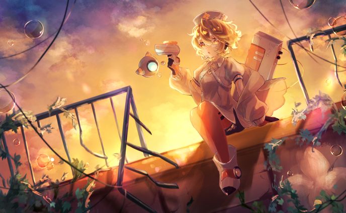 消灯から　MVイラスト