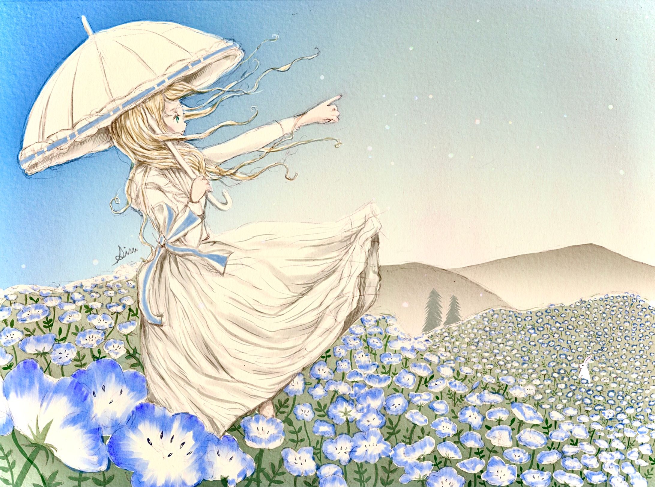 ネモフィラの園で-1