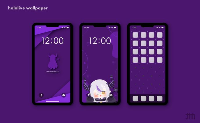 【二次創作】スマホ壁紙 ラプラス・ダークネス