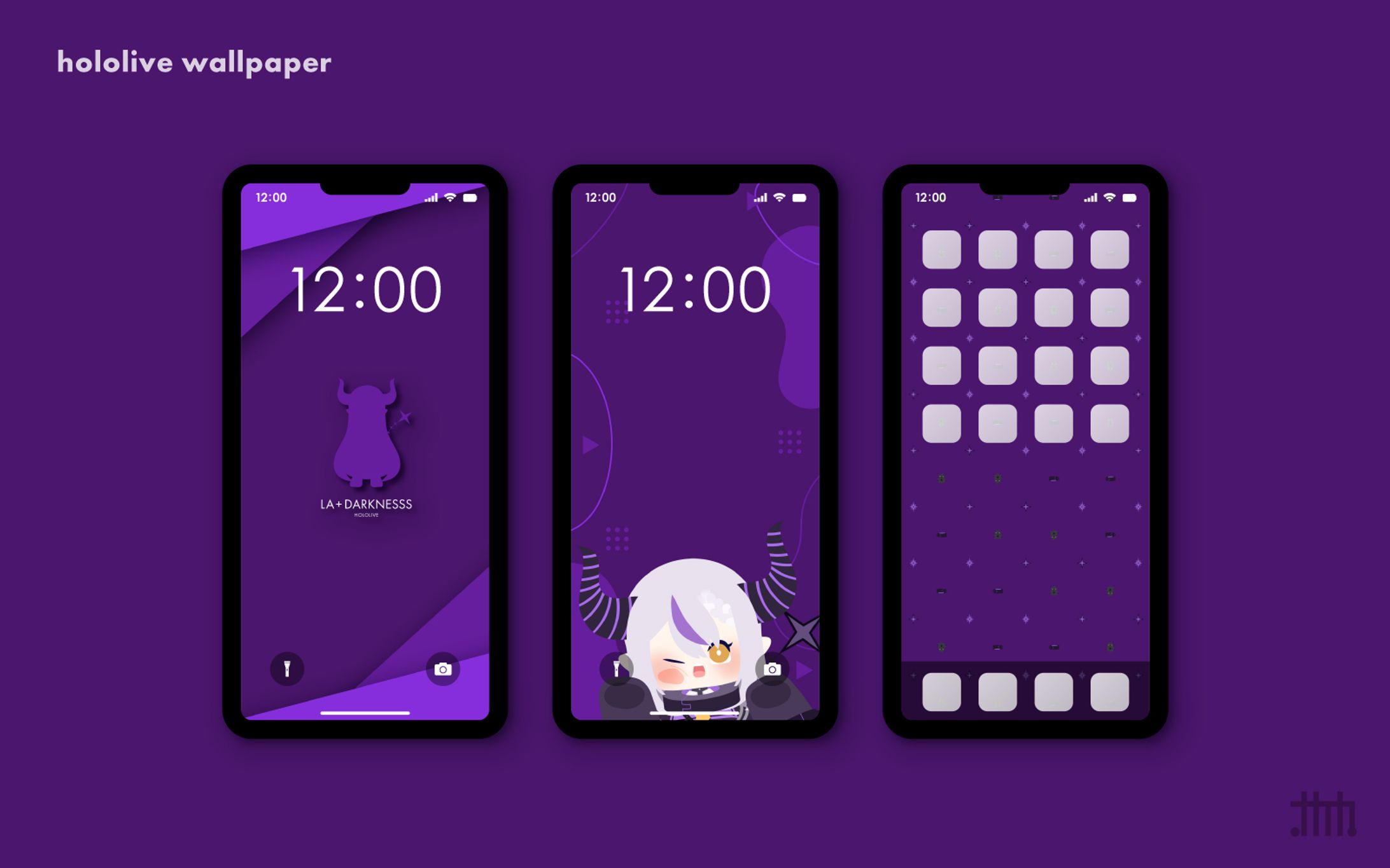 【二次創作】スマホ壁紙 ラプラス・ダークネス-1