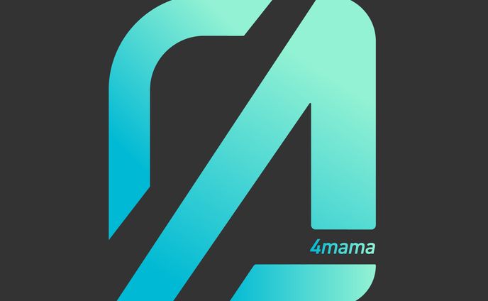 【自主制作】4mama ロゴデザイン