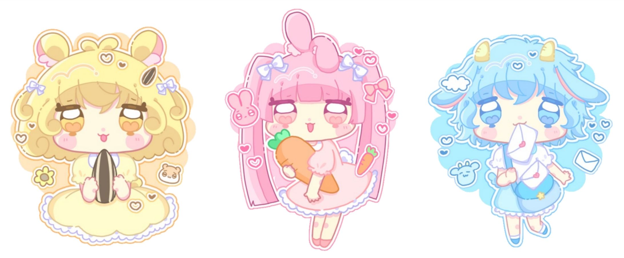 ケモ耳ちゃんズ☆デフォルメ-1