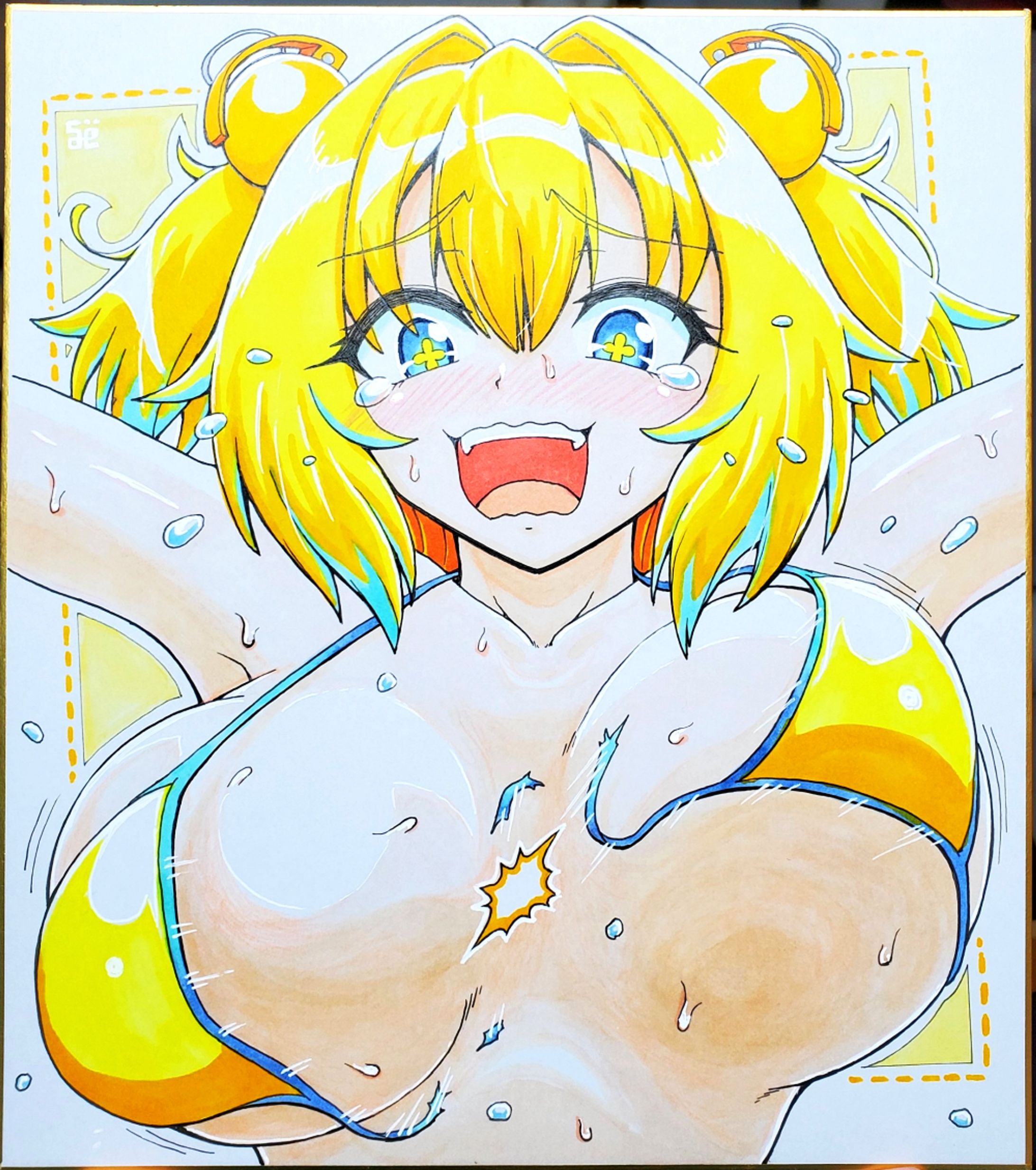 パイン　アナログ色紙-1