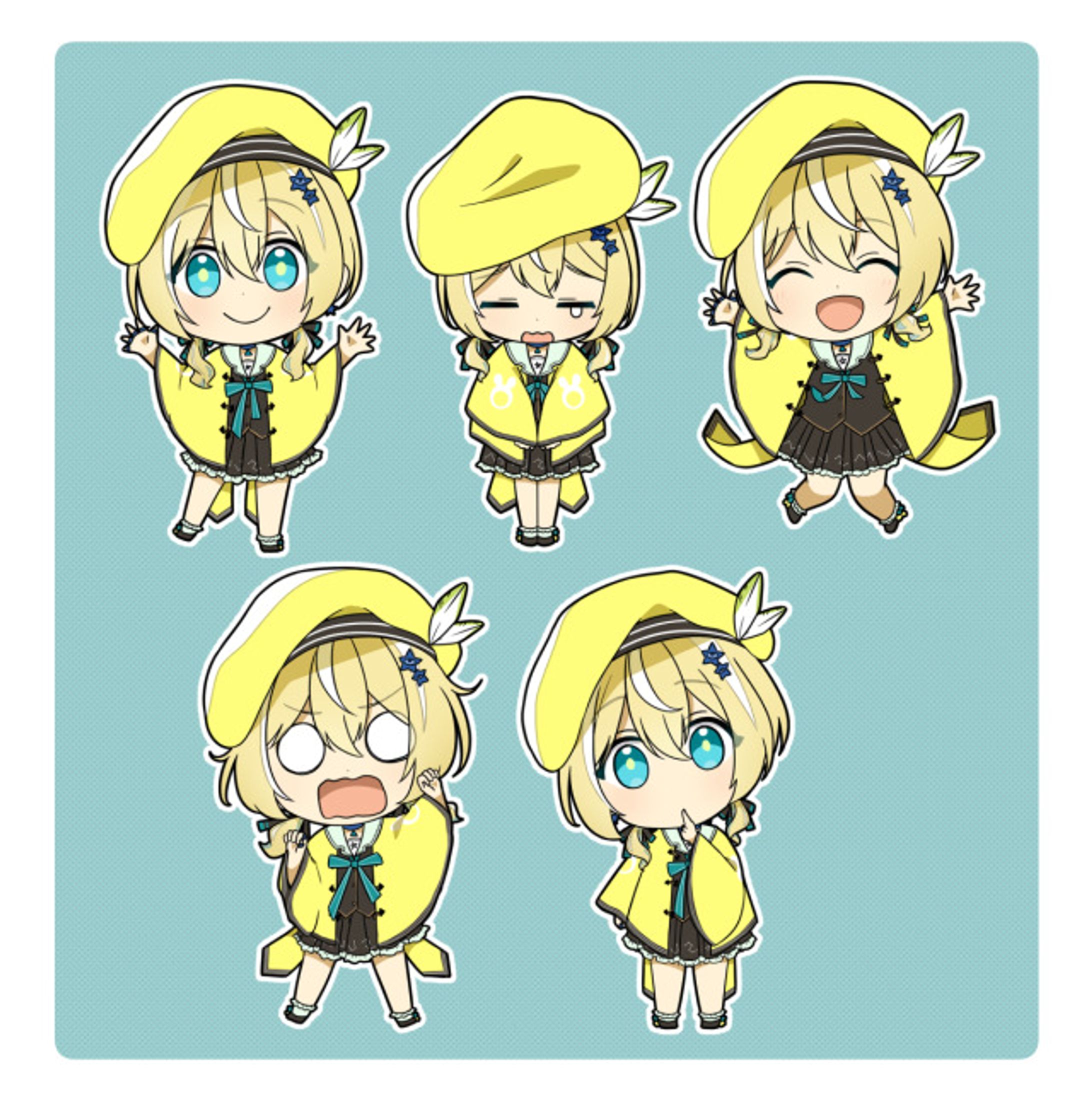 深淵組個人勢VTuber  涼風しとらさん　SDイラスト-1