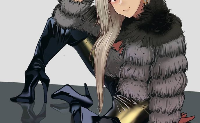 Reference:@jaanamononen 

#vibes #allblackoutfit #leather #leggings #shiny #boots #highheels #overthekneeboots #furcoat #leatherleggings #blondehair #blonde #woman #fashionstyle #leatherpants #latexleggings #latex #illustration #art