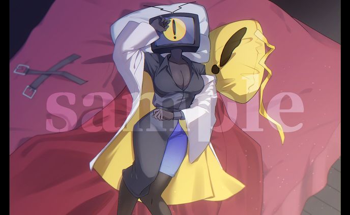 【お仕事】禰:田様歌ってみたイラスト