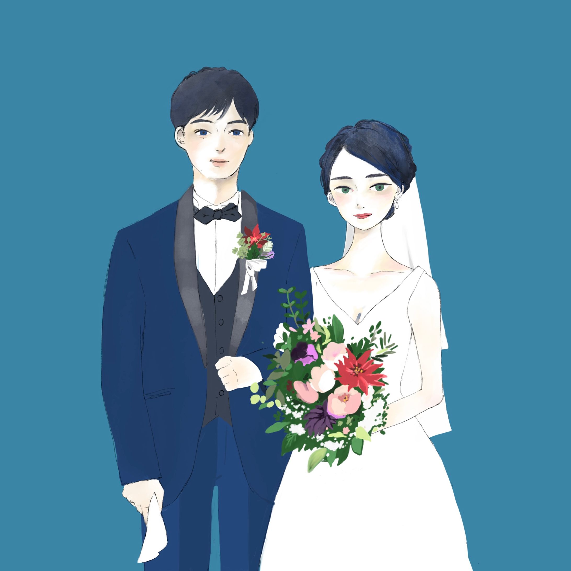 ウェディングイラスト-1
