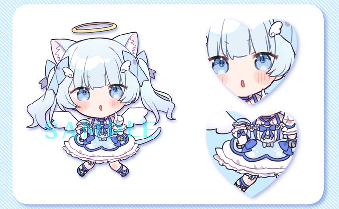 猫音みみ様　配信活動用SDイラスト