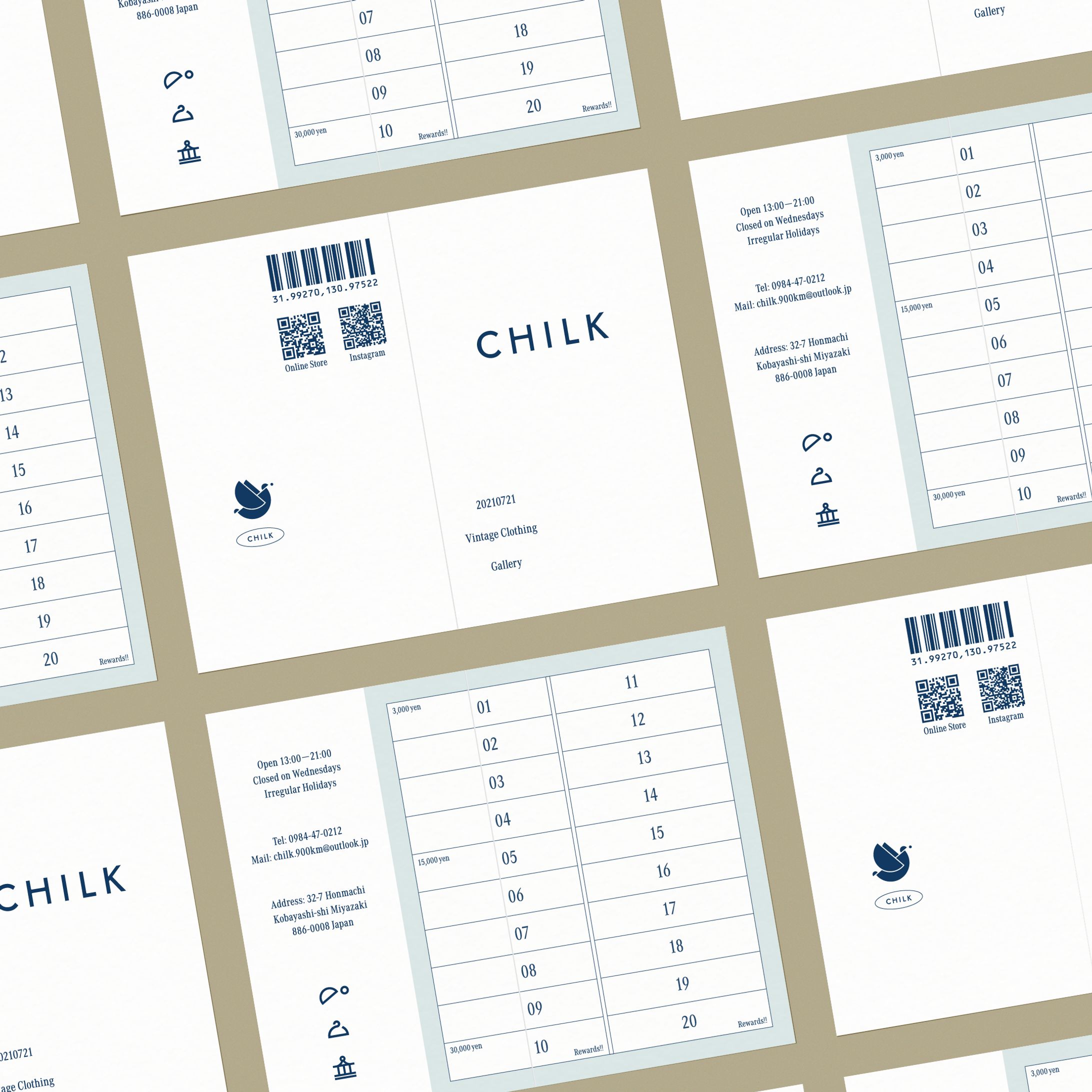 CHILK SHOP CARD Ver.2-1