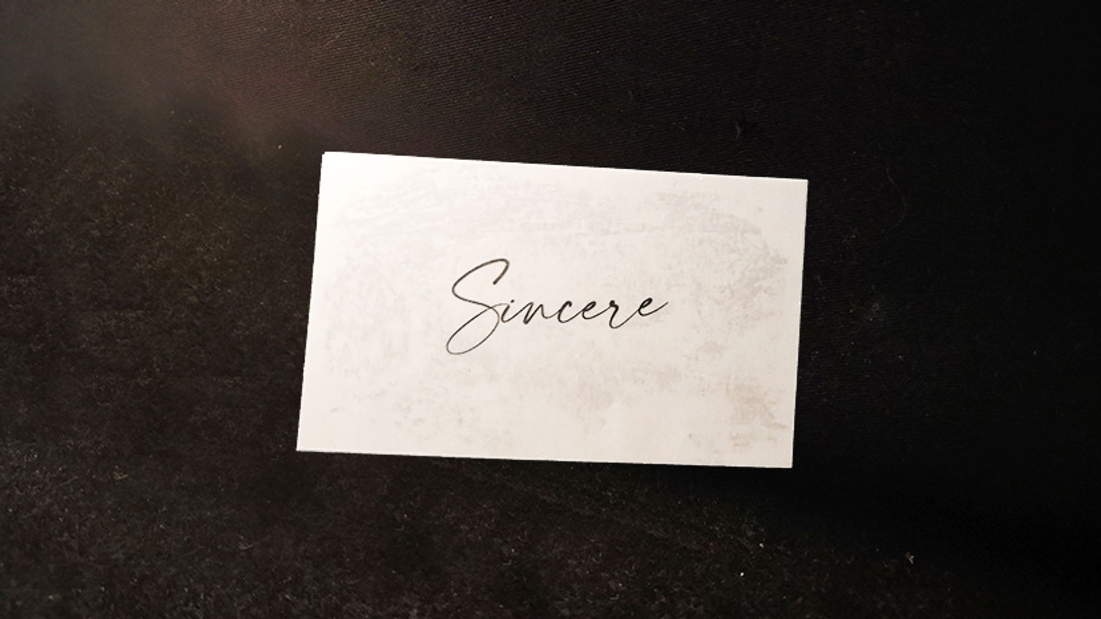 ロゴ『Sincere』-1