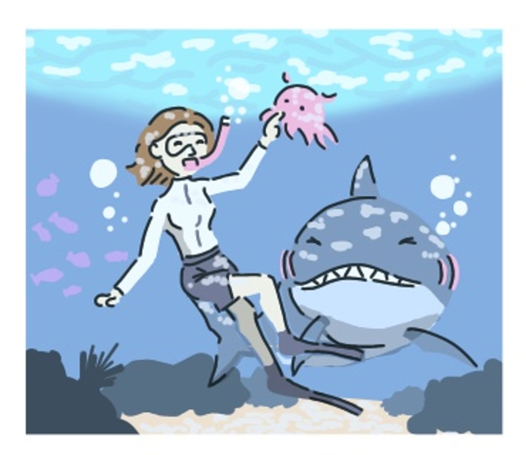 危ないよ！！「サメ」-1