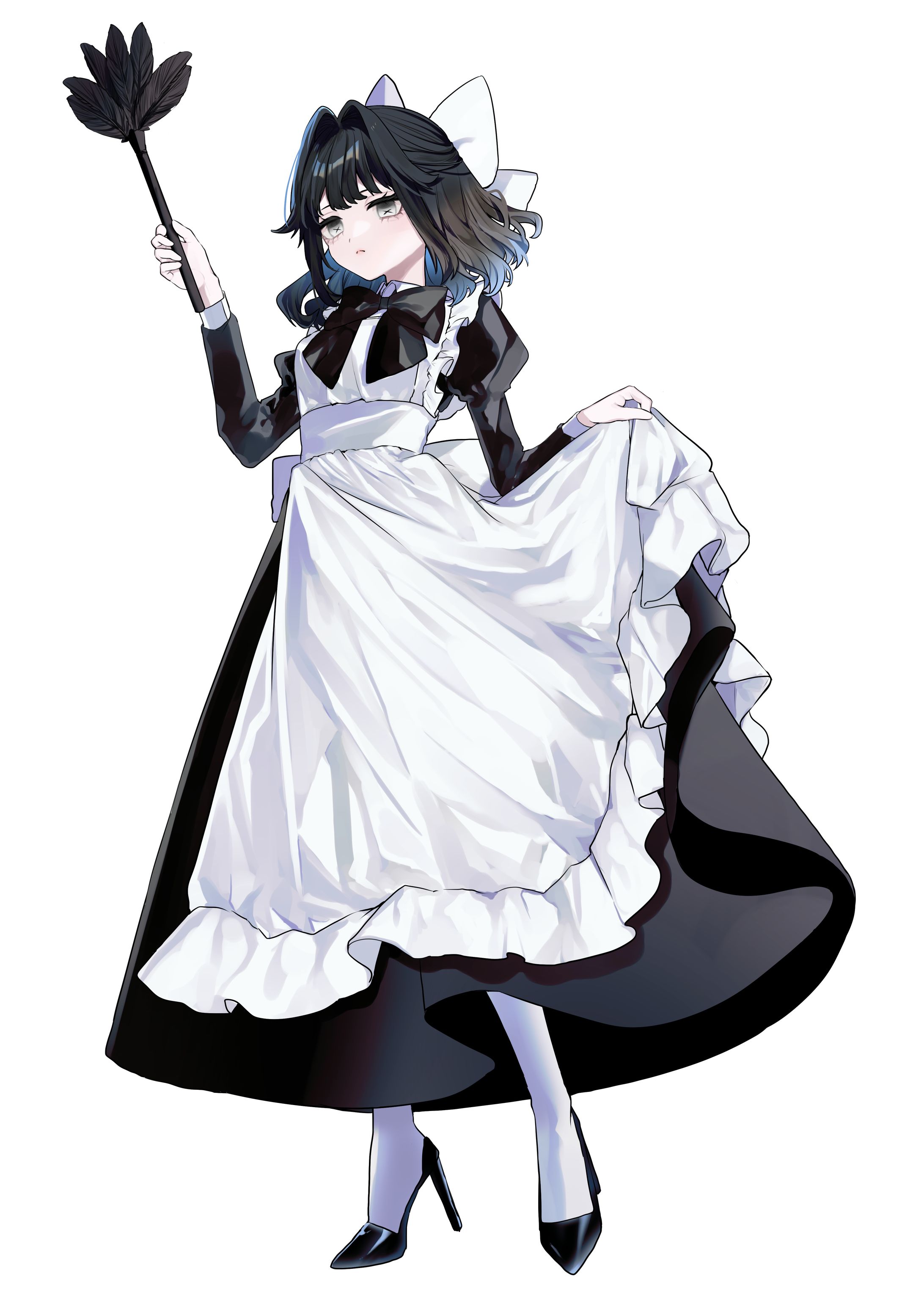 メイド服の少女-1