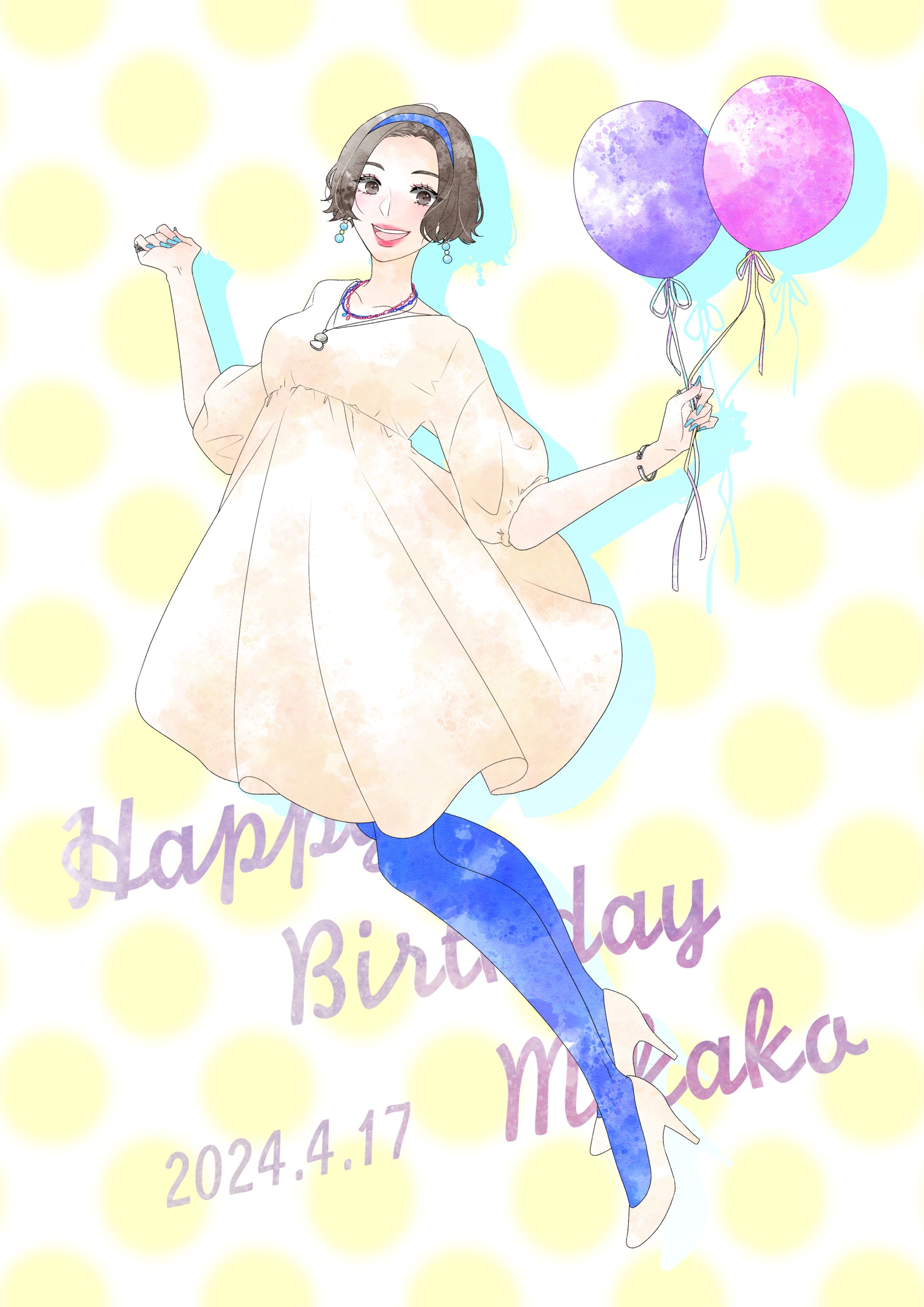 石井美絵子さん　ファンアート-1