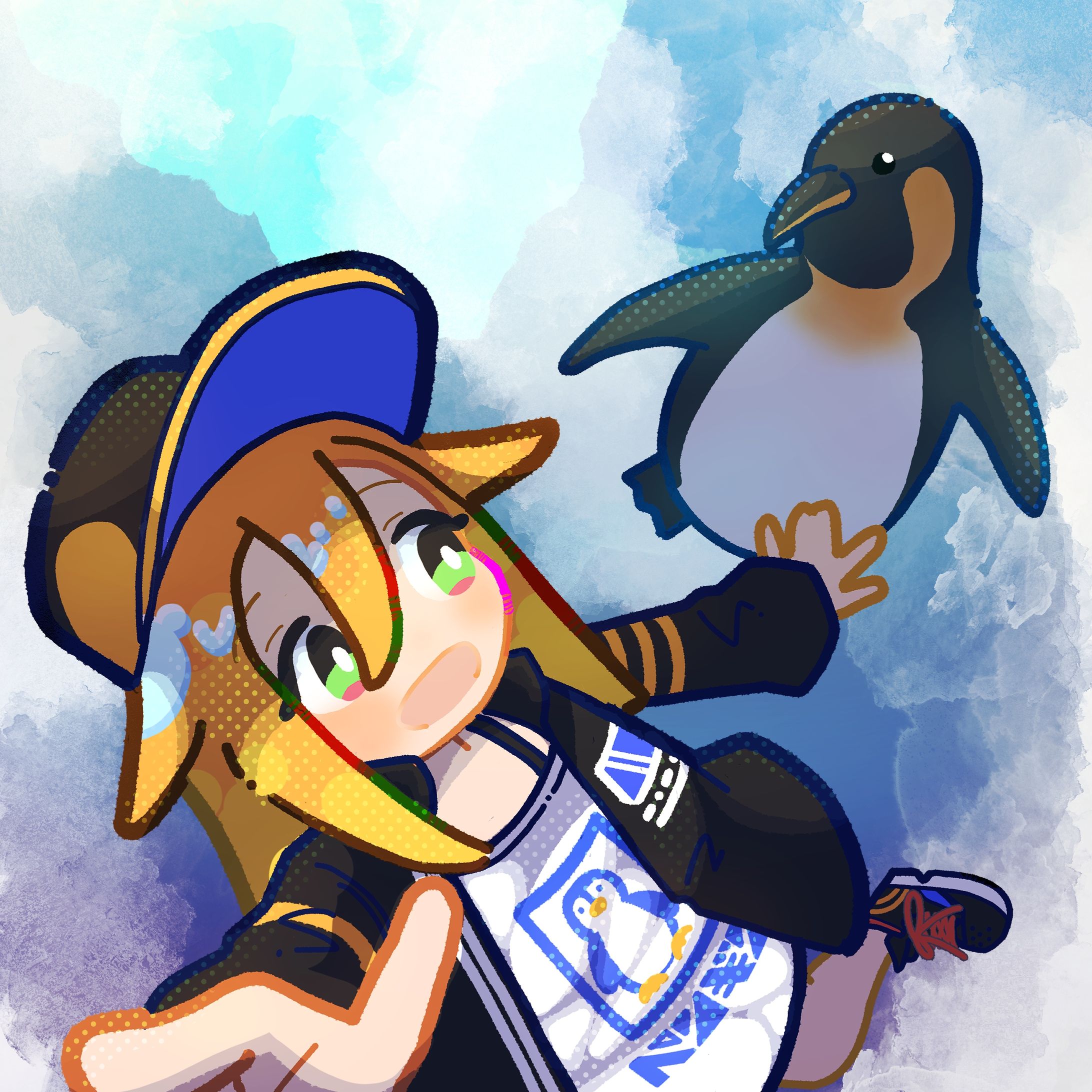 オリジナルキャラクター【ペンギンの擬人化】-1