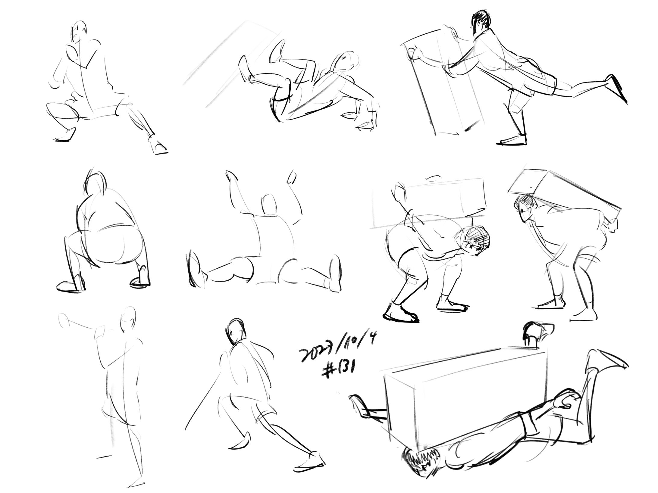 人物クロッキー-1