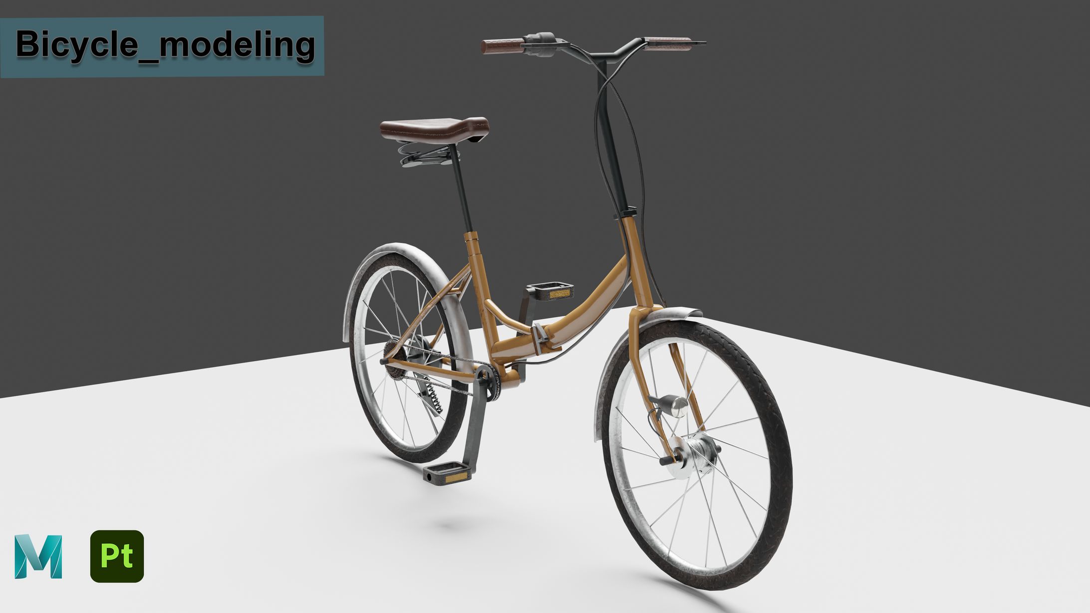 自転車のモデリング-1