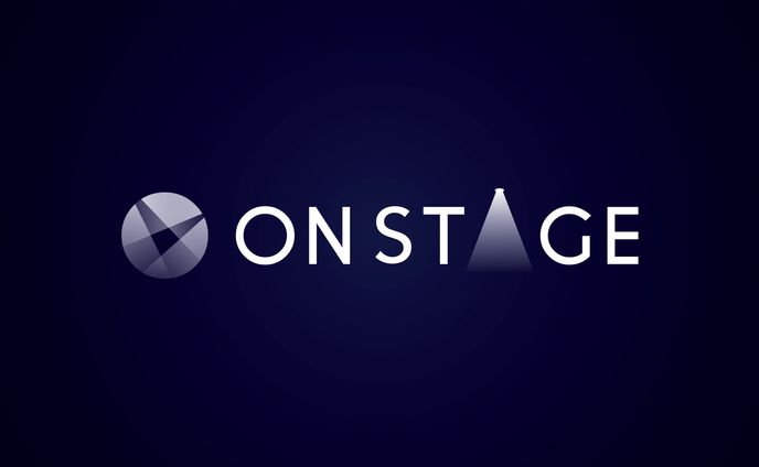 ボイトレYouTubeチャンネル「ON STAGE」ロゴデザイン