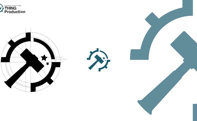 Logo 「thing production」