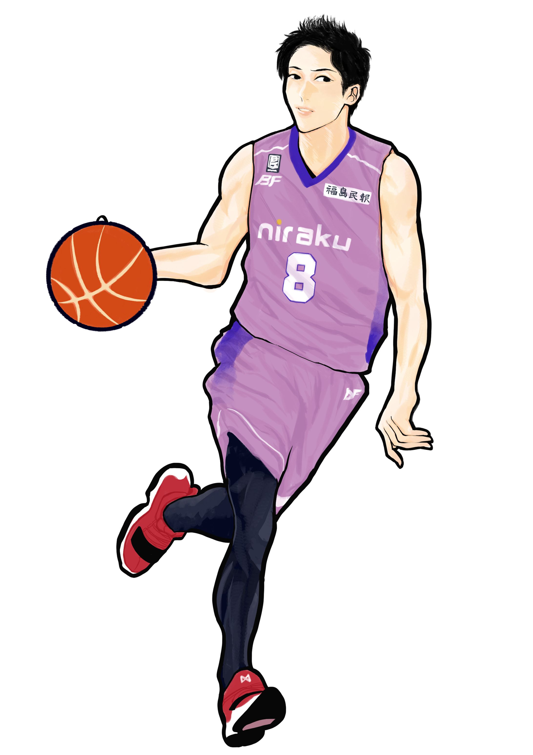 福島ファイヤーボンズ 似顔絵コンテスト【村上慎也選手賞】-1