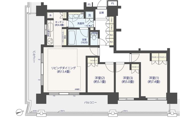 物件の間取り図書き起こし