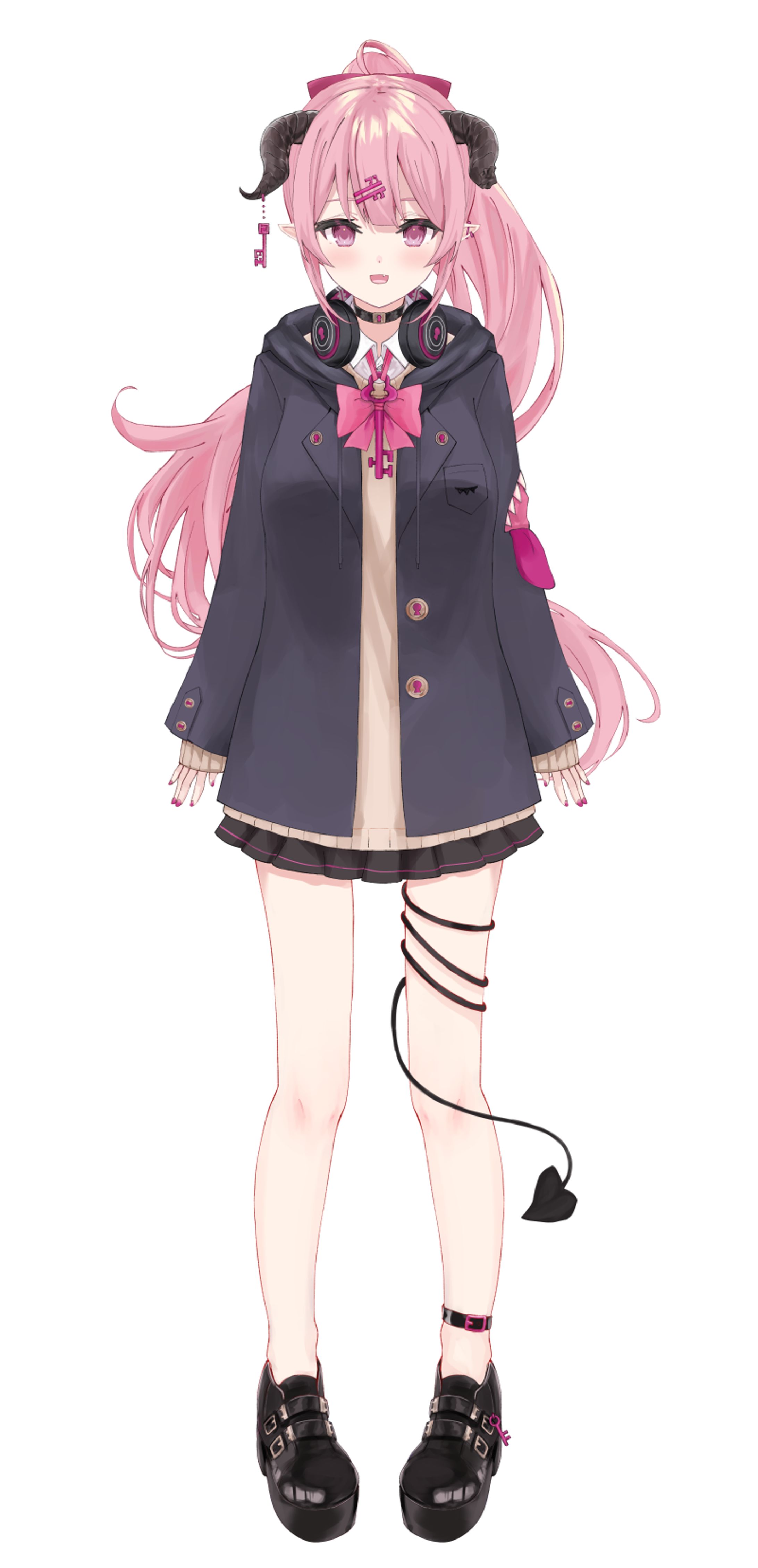 鍵乃ふう 立ち絵・デザイン-1