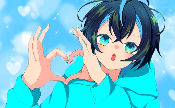 いぬちよ　すきっちゅーのサムネ風イラストファンアート