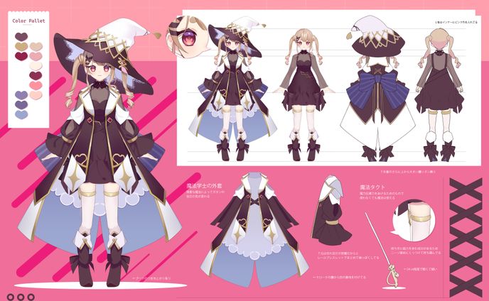 おろかなのん様_キャラクターデザイン