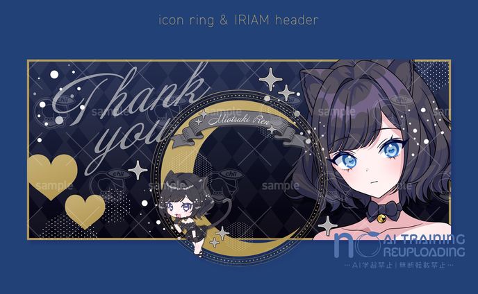 澪月 蓮様／アイコンリング&IRIAMヘッダー