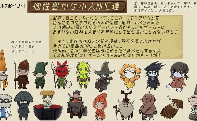ミニミニキャラ、小人