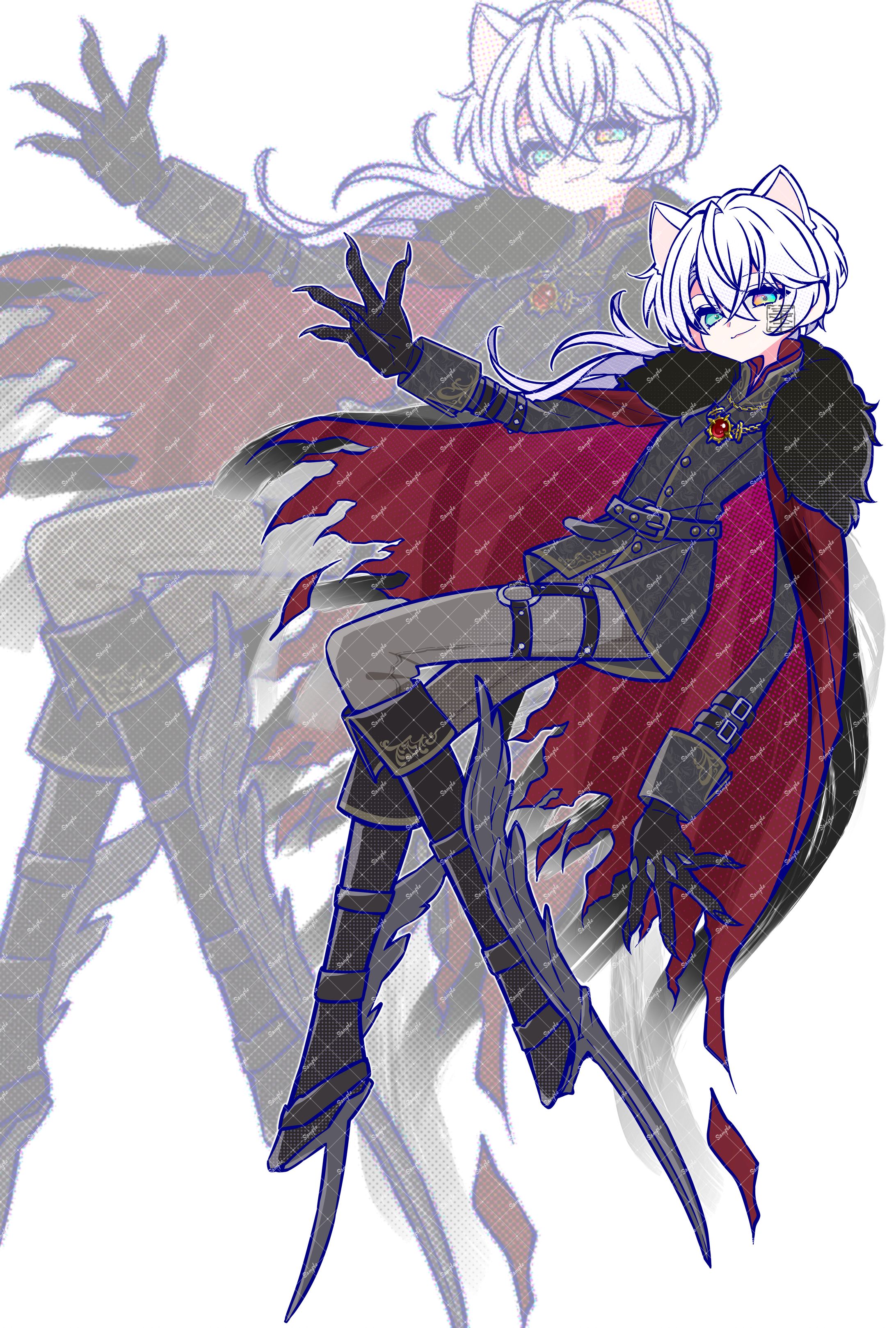 【work】ねこ様【立ち絵イラスト】-1