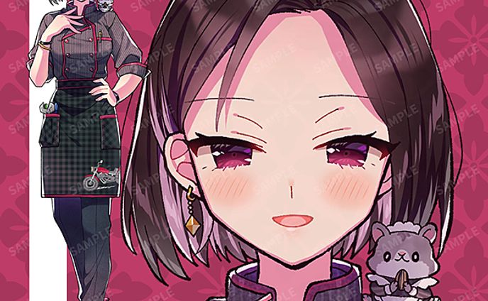梅紅紀香　キャラクターデザイン＆立ち絵イラスト