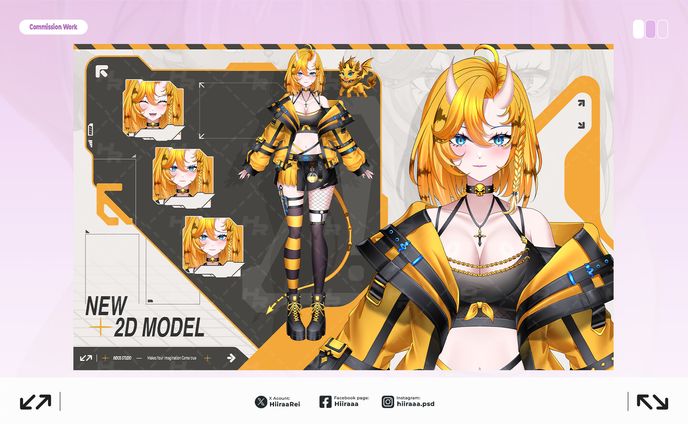 [Gigs Design] - Futuristic Theme Model Showcase