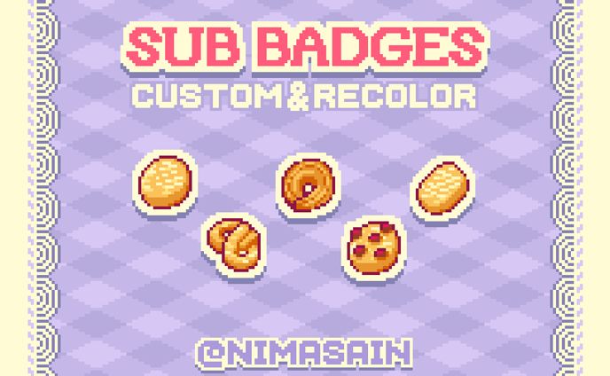 Butter Cookies Badges