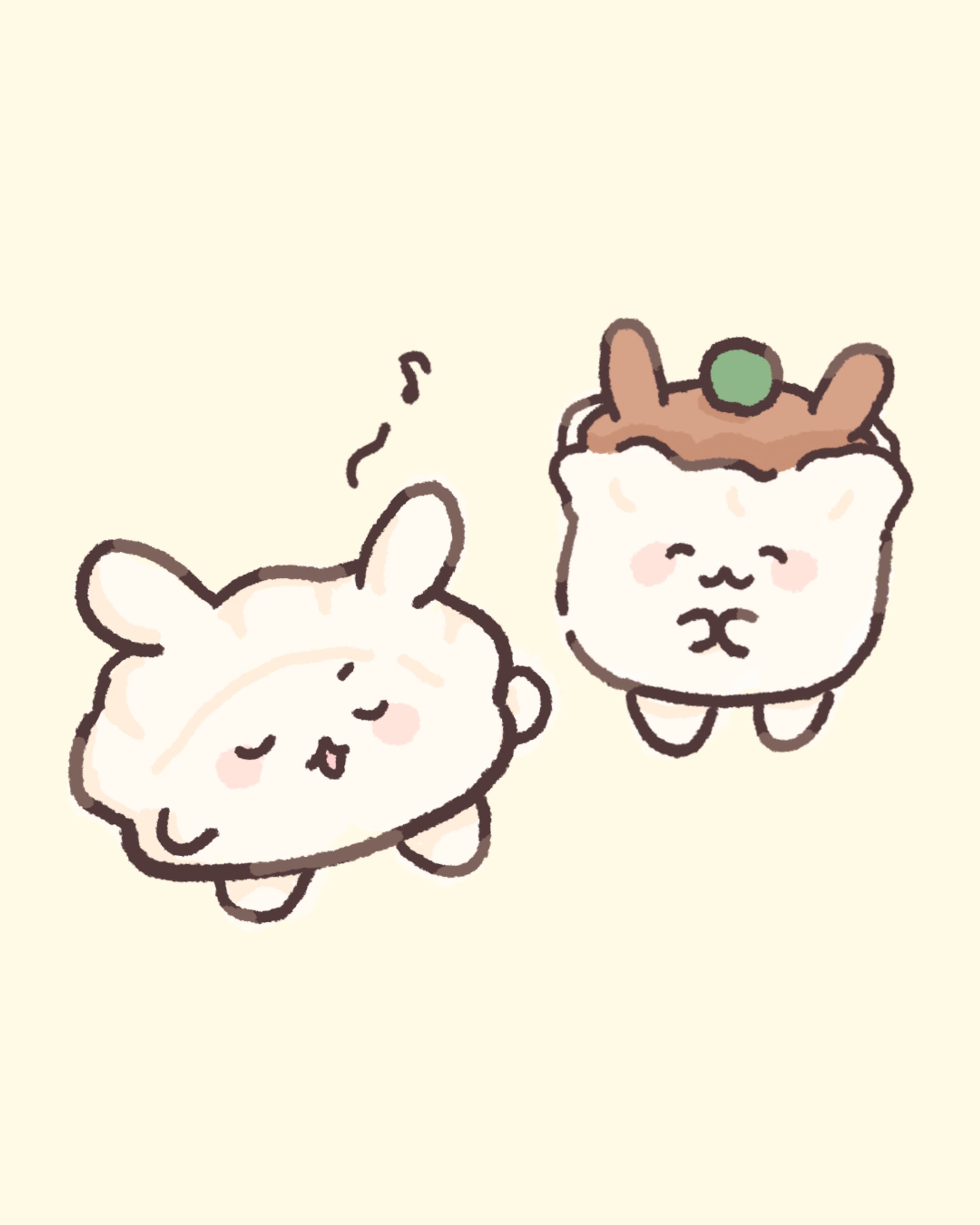 餃子うさぎ＆焼売うさぎ-1