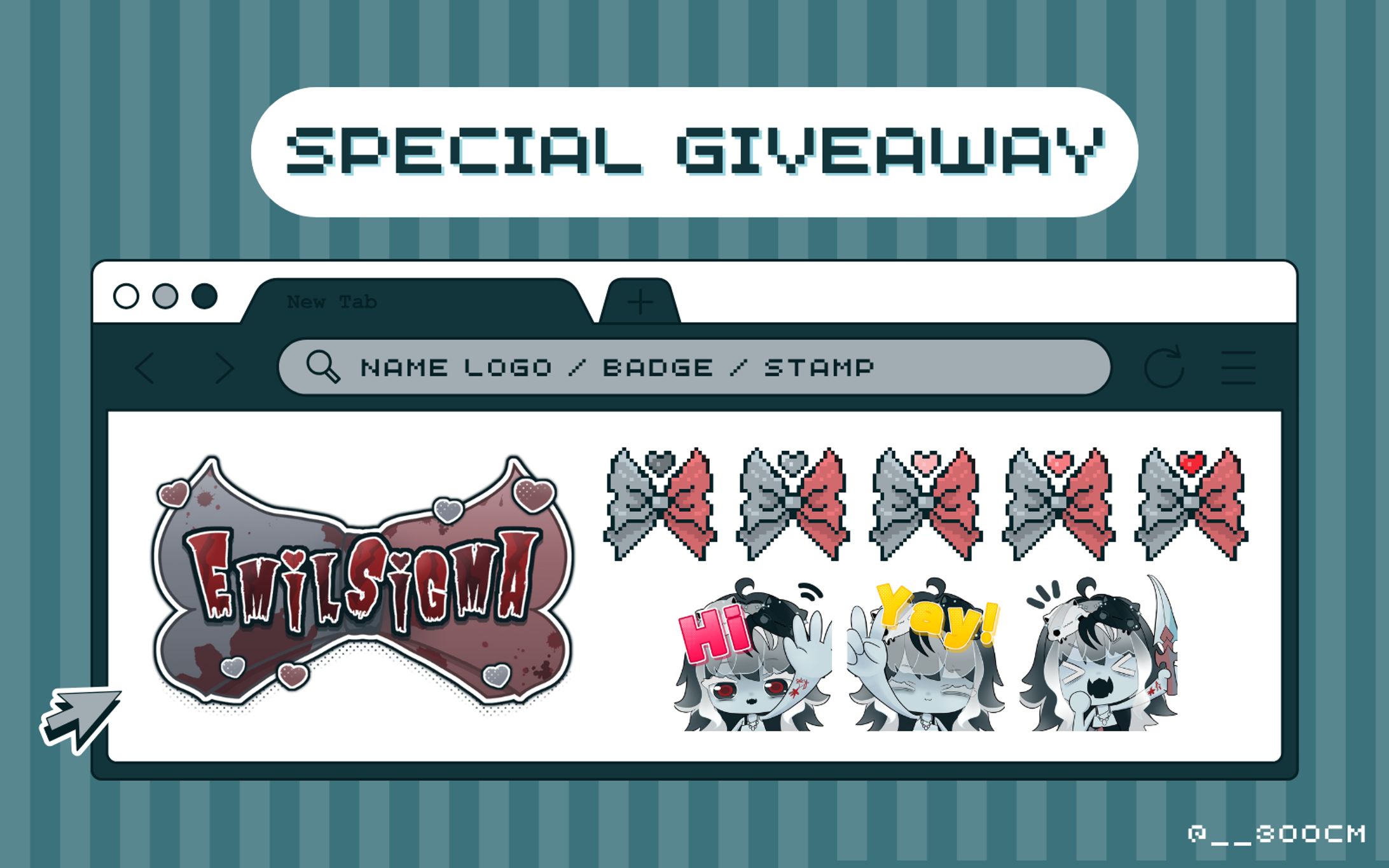 NAME LOGO / BADGES / STANMPS-1