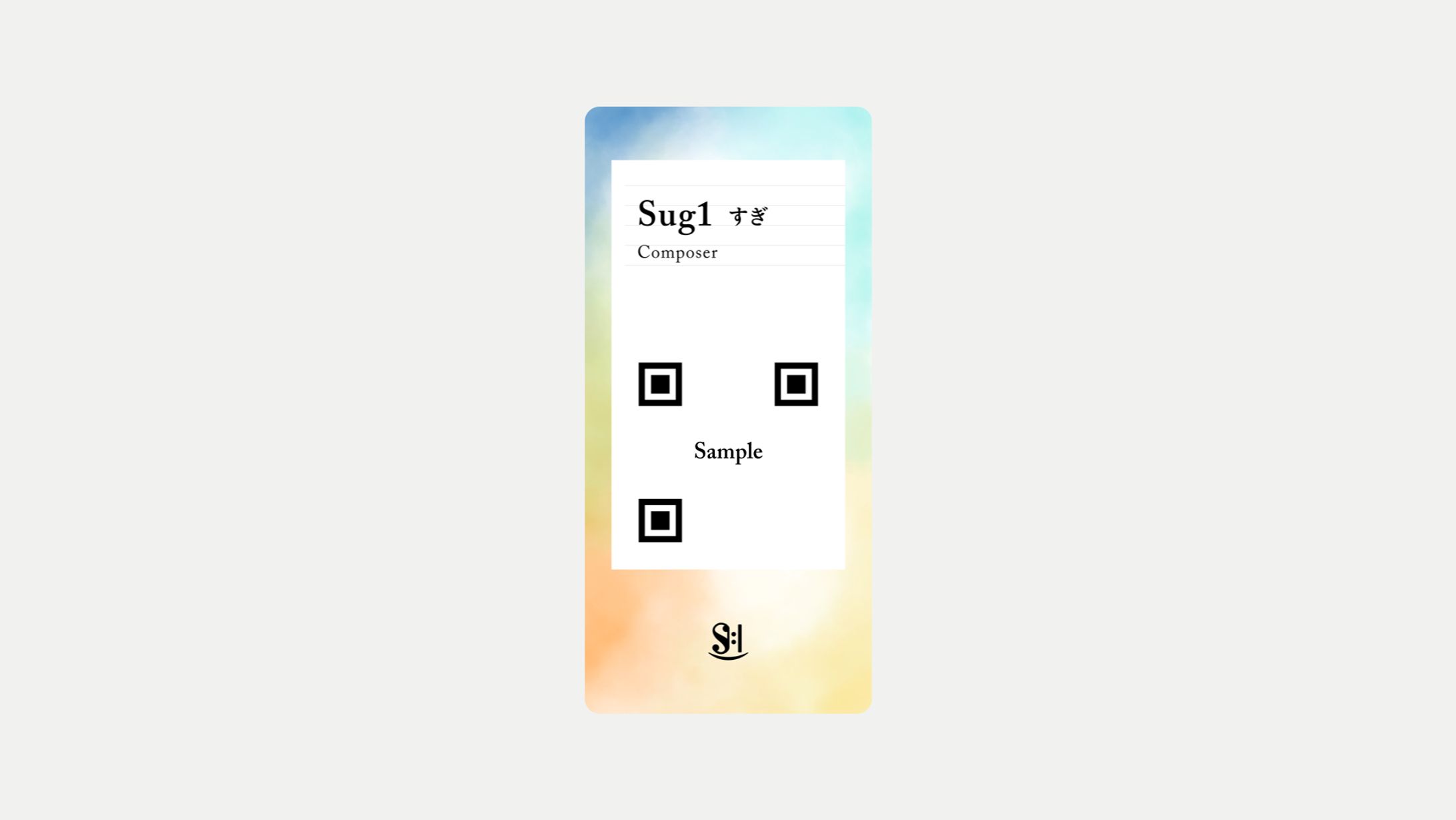 Business cards for Sug1-1