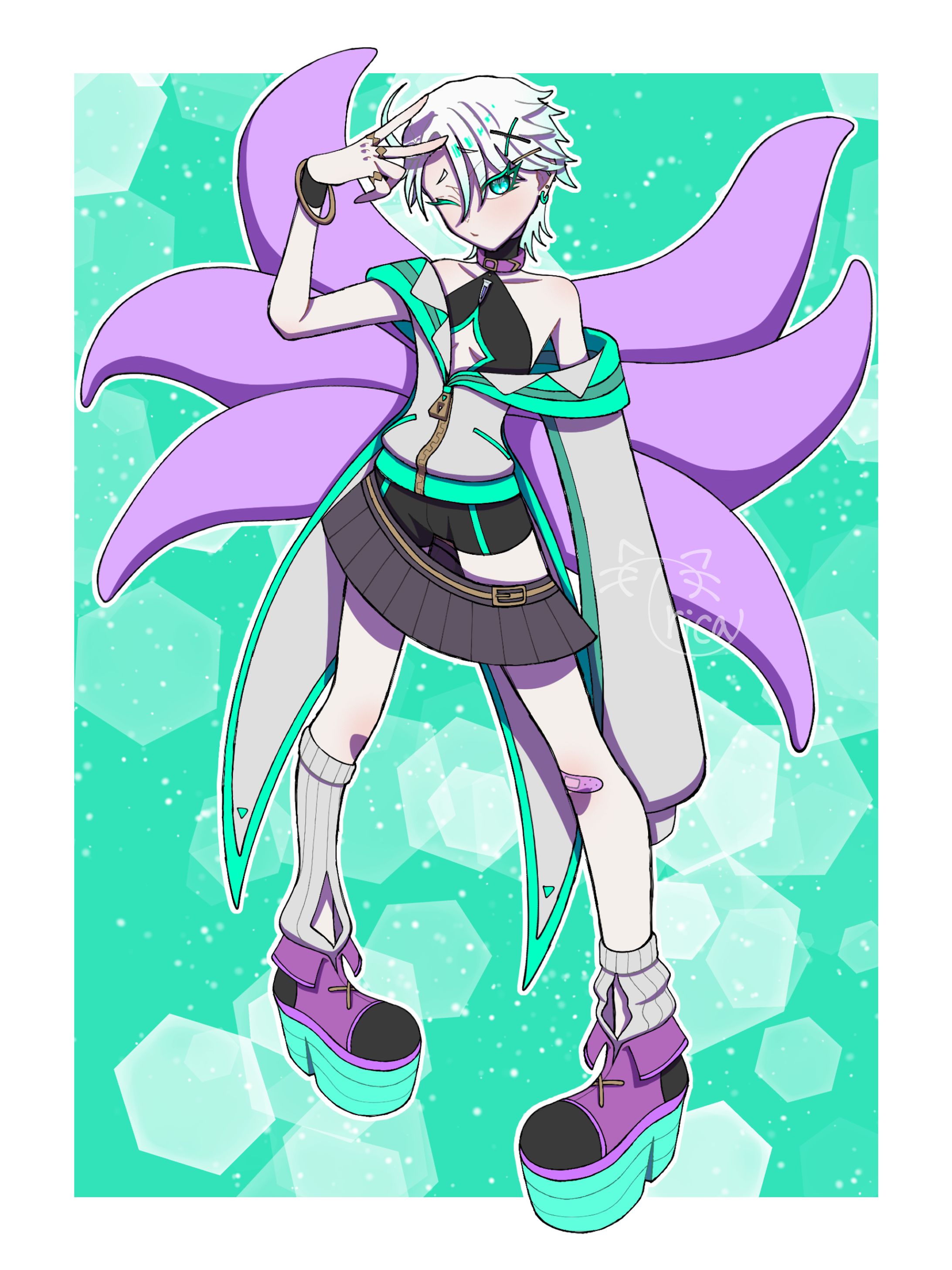 無償衣装アレンジX企画イラスト-1