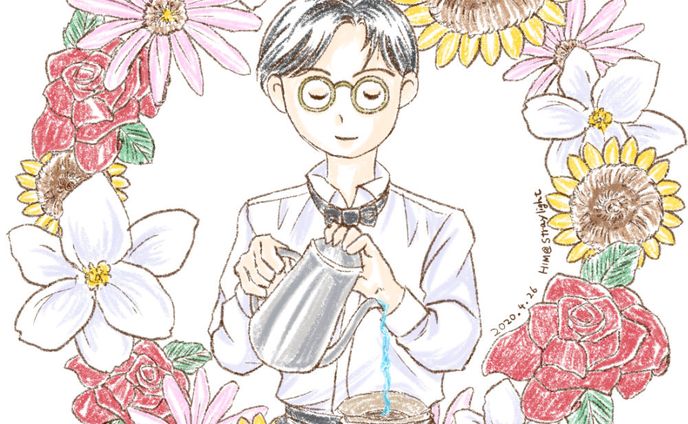 フクラムコーヒー様依頼　ドリップバッグ用イラスト