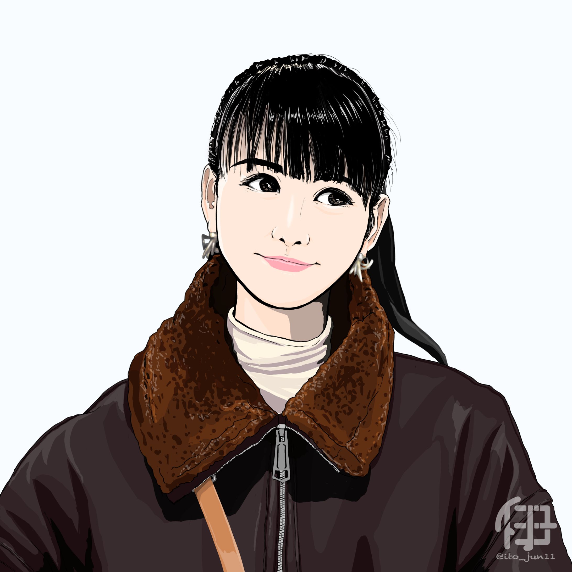 アイコン/バストアップ作例(シンプル描画ver.)-1