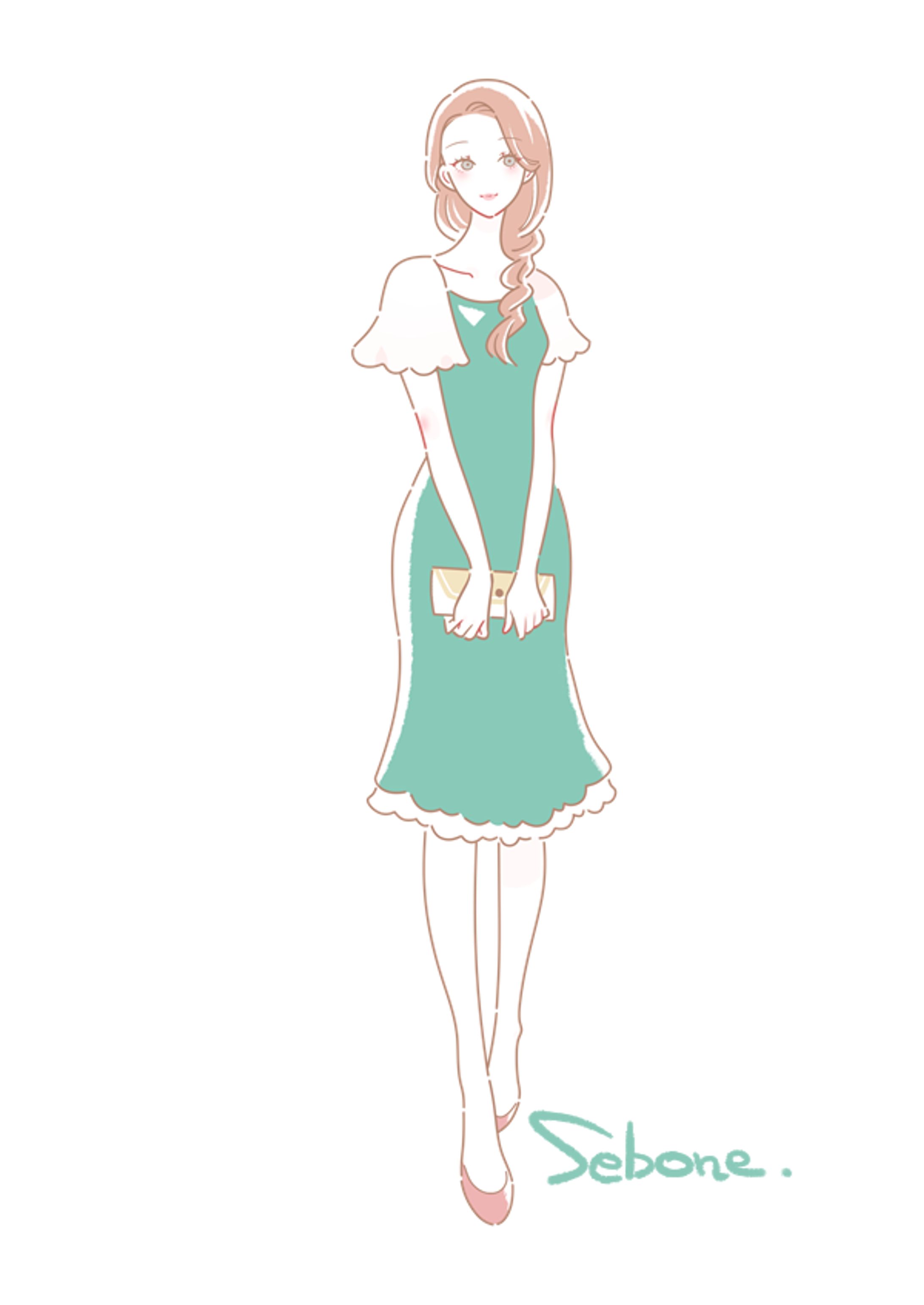 【Work】チーカス株式会社　EC用ワンポイントイラスト　女性／シュチュエーション別-1
