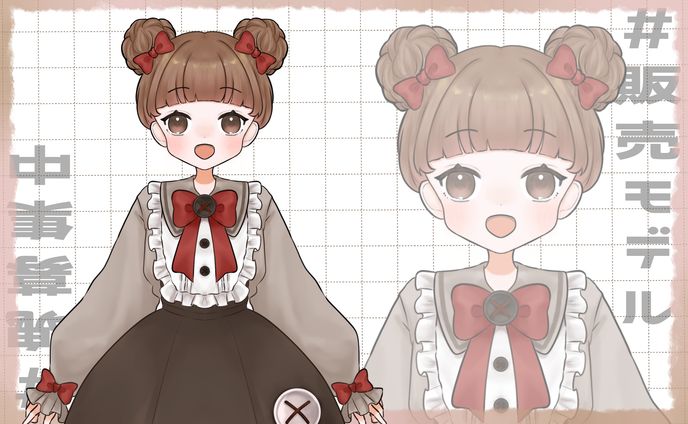 【販売モデル】女の子➁