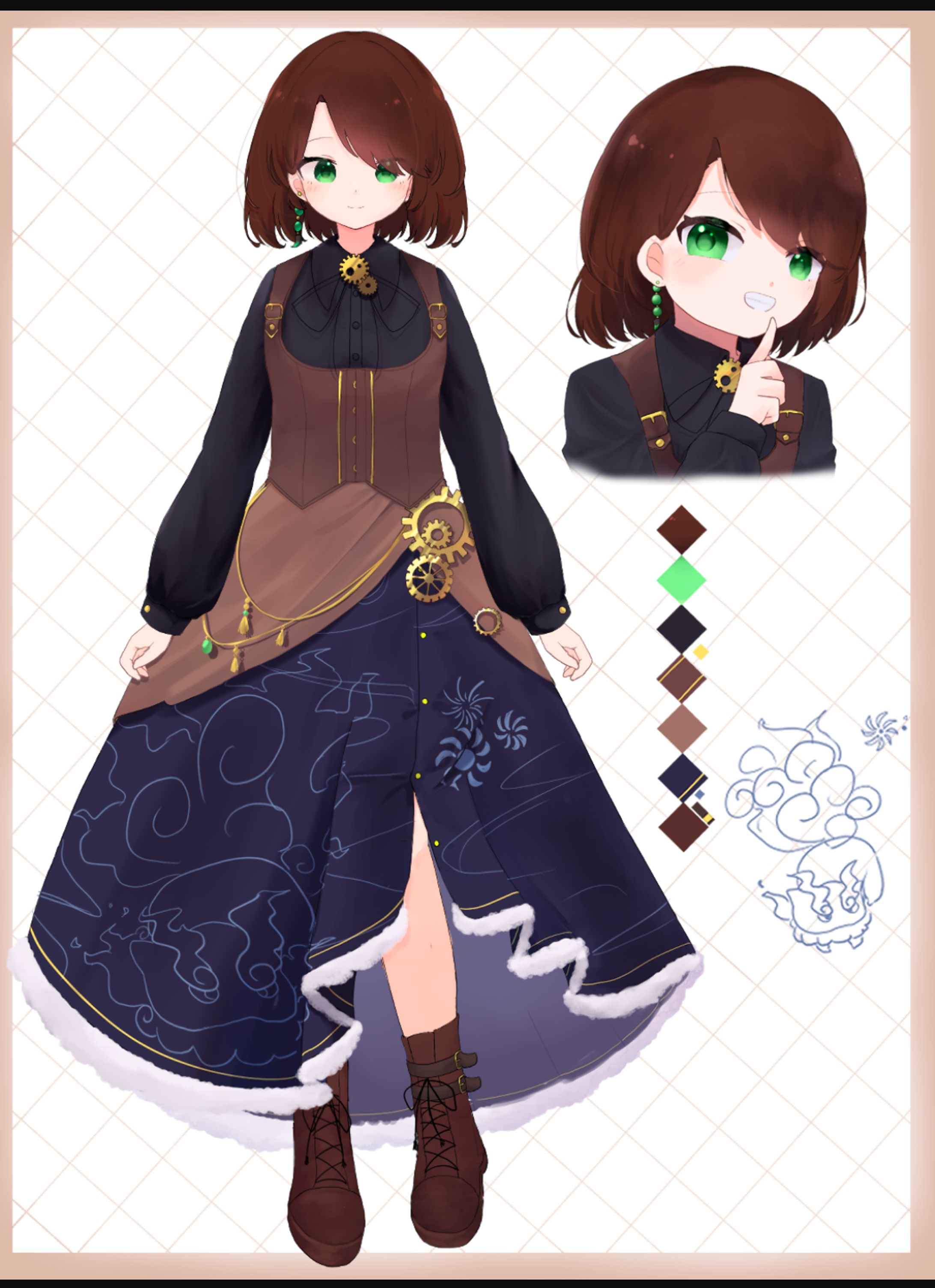 【Commission】黒獅牙ファルタ様-1