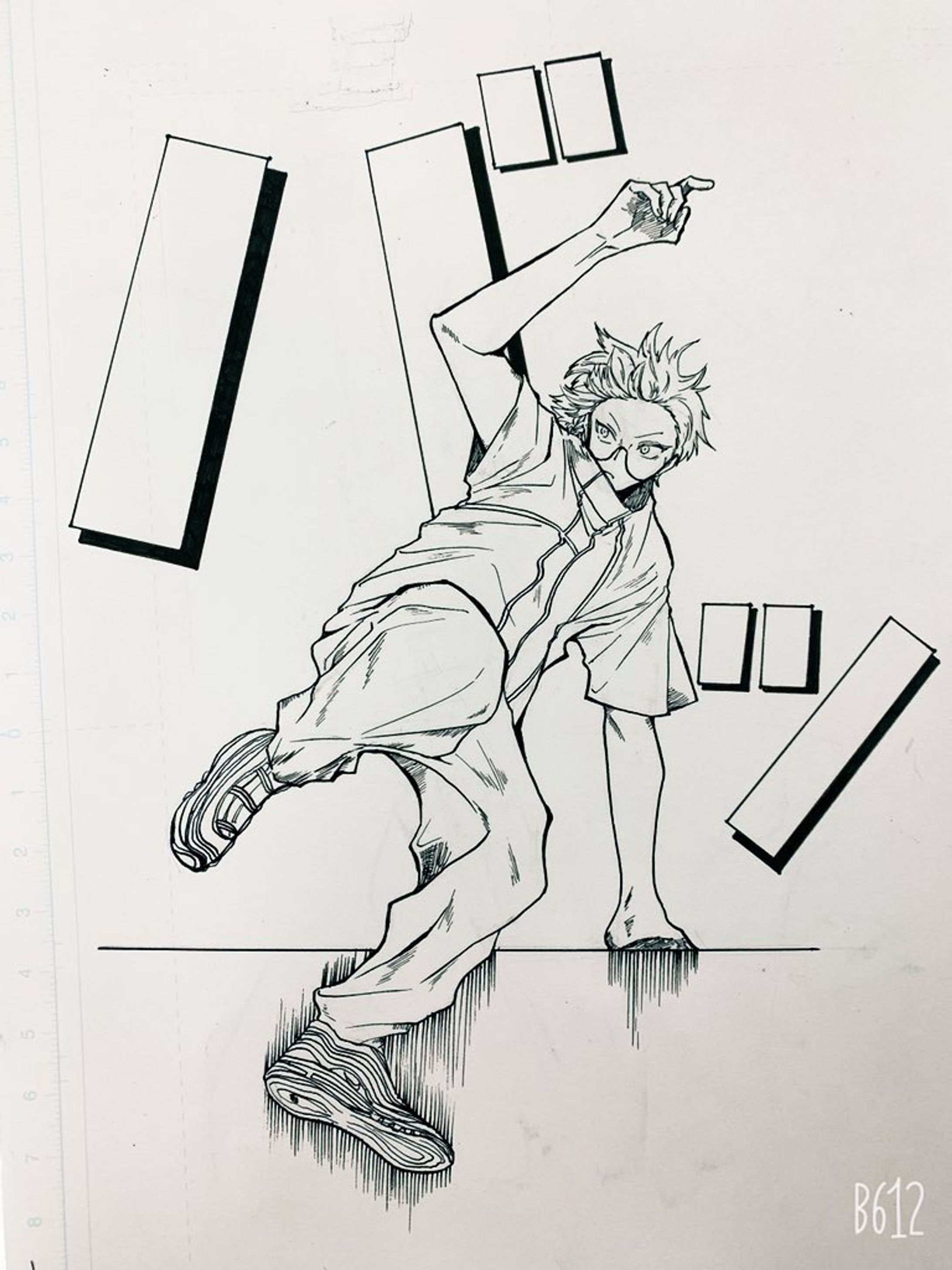 アナログ・モノクロイラスト