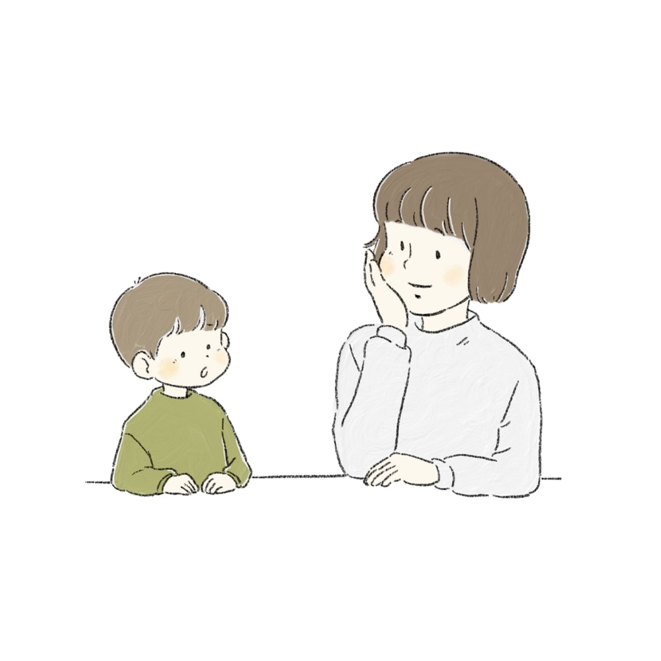 男の子とママ-1
