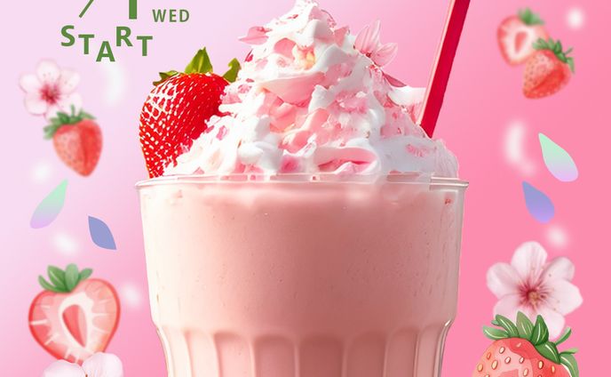 いちごさくらフラペチーノ