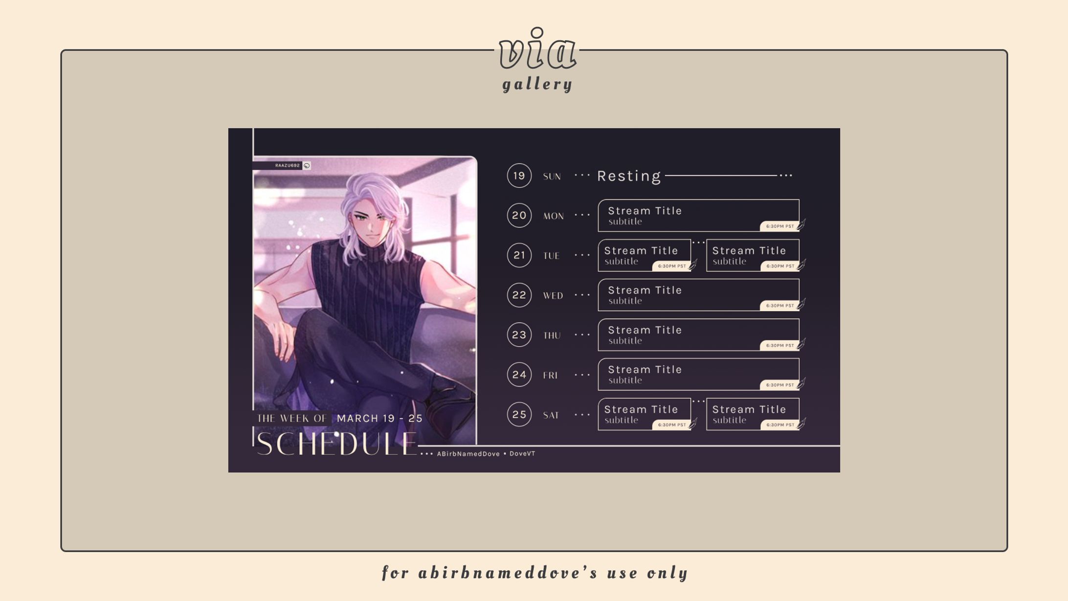 DoveVT's Schedule Template Showcase-1