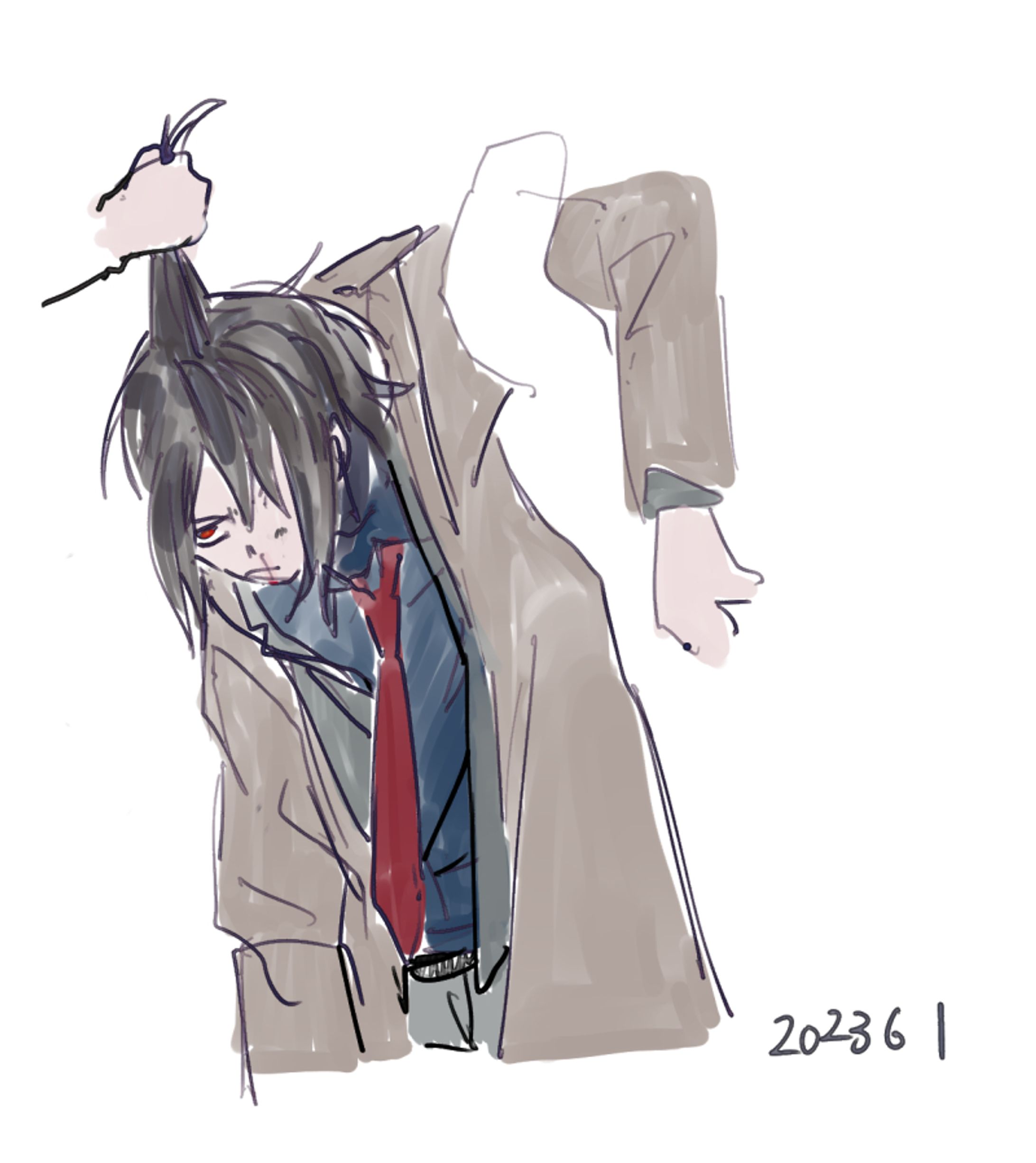 １枚絵風キャラクターイラスト-1