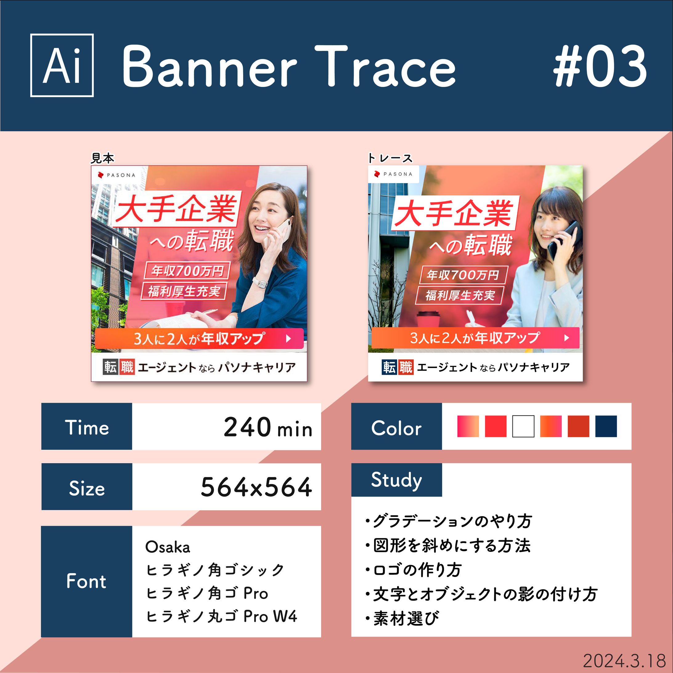 バナートレース＃３-1