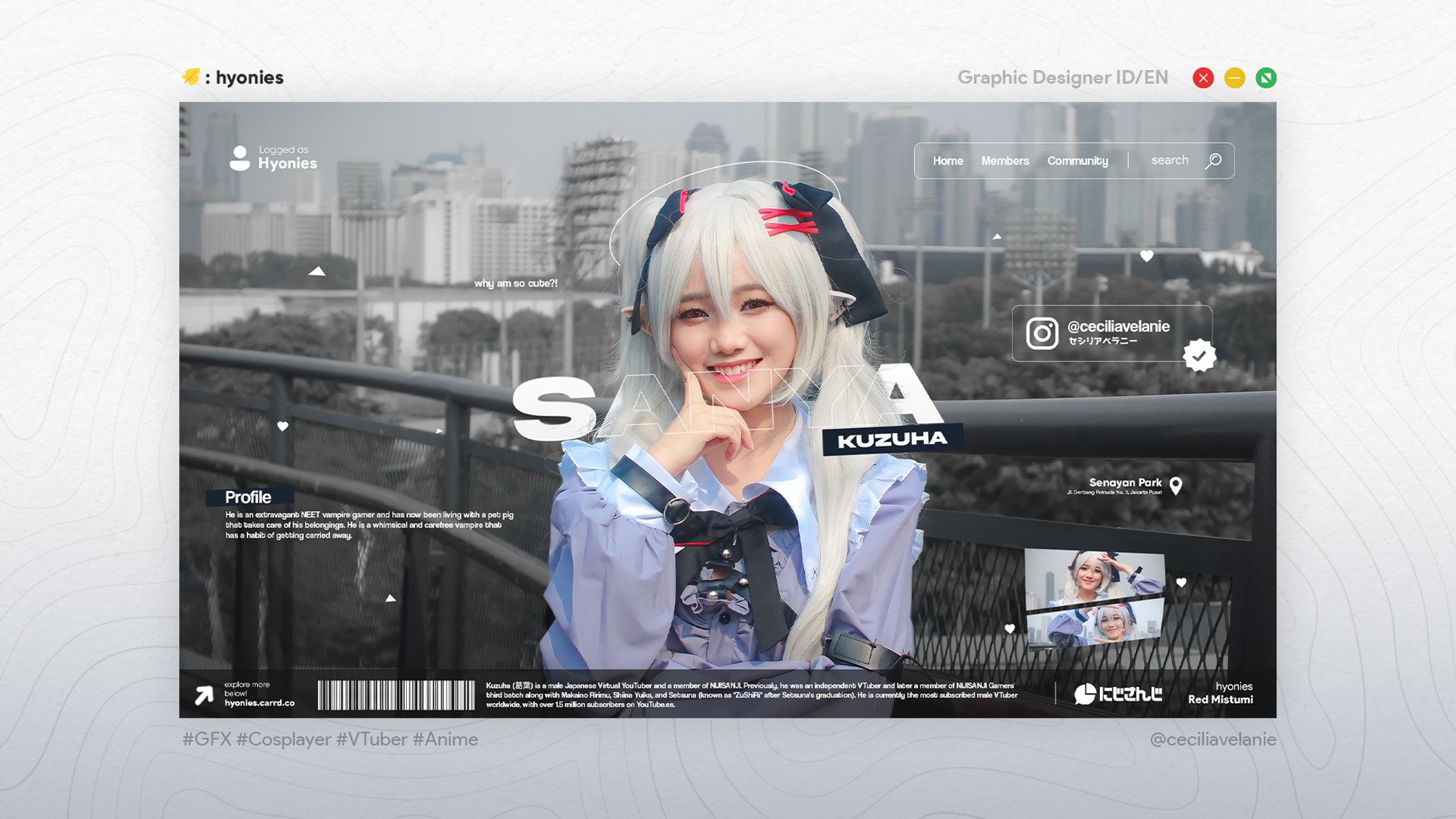 [Cosplayer] Sanya Kuzuha Nijisanji-1